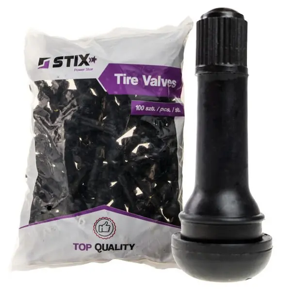 Ventily pro bezdušová kola TOP TR414 - 100 ks - Stix