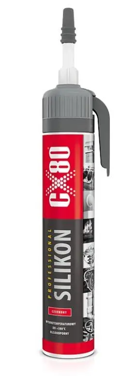 Silikon CX80 Prof. 210 g červený s aplikátorem 139CX80