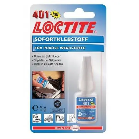 LOCTITE 401 vteřinové lepidlo, 5g