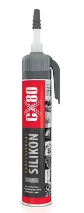 Silikon CX80 Prof.ECO 210 g šedý s aplikátorem 197CX80