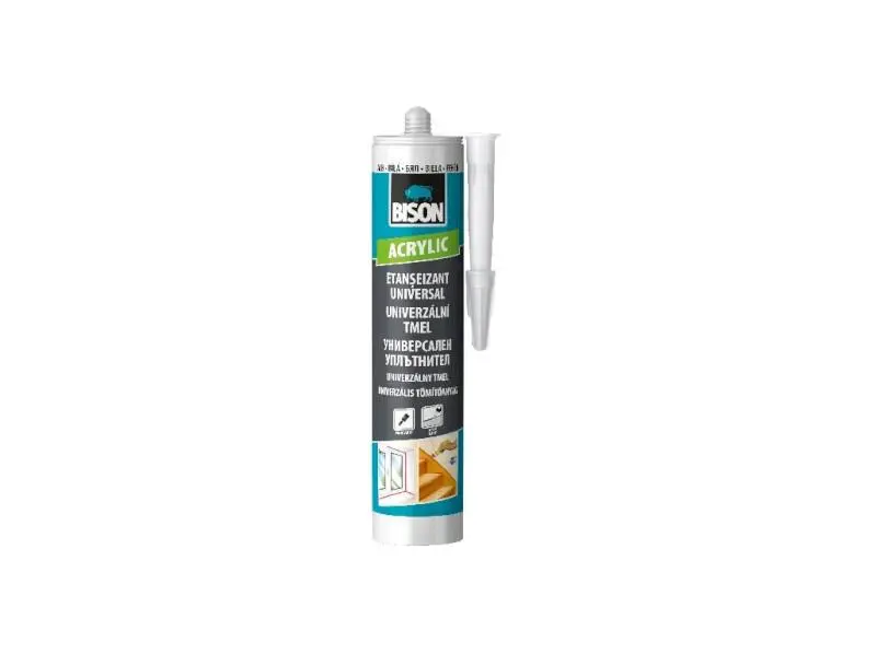 Univerzální akrylát Bison 280 ml bílý