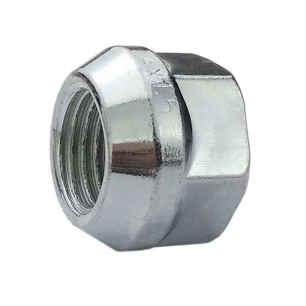 Nízká matice pro distanční podložky - M14x1,5 / pozinkovaná - (otevřená s přírubou, 17 mm) - Carbonado