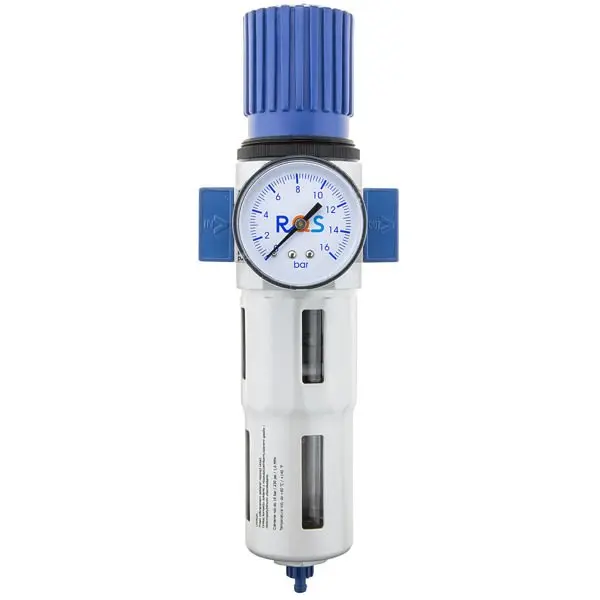 Filtr stlačeného vzduchu s redukcí RECTUS OFR-3/4-MIDI (filtr / manometr / sušička) - RQS 3/4"