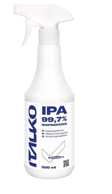 Izopropylalkohol 99,7% 500 ml ITALKO 94080