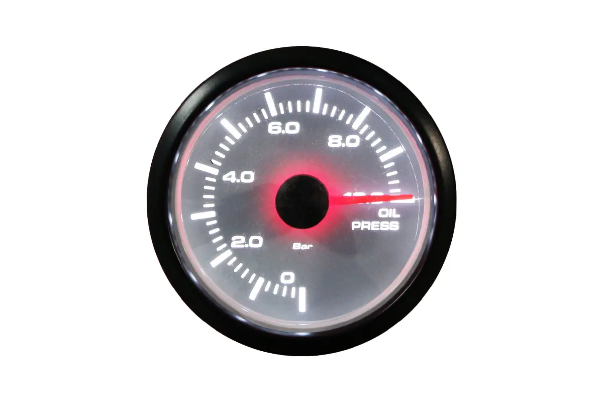Přídavný budík 52 mm STP2W - Tlak oleje