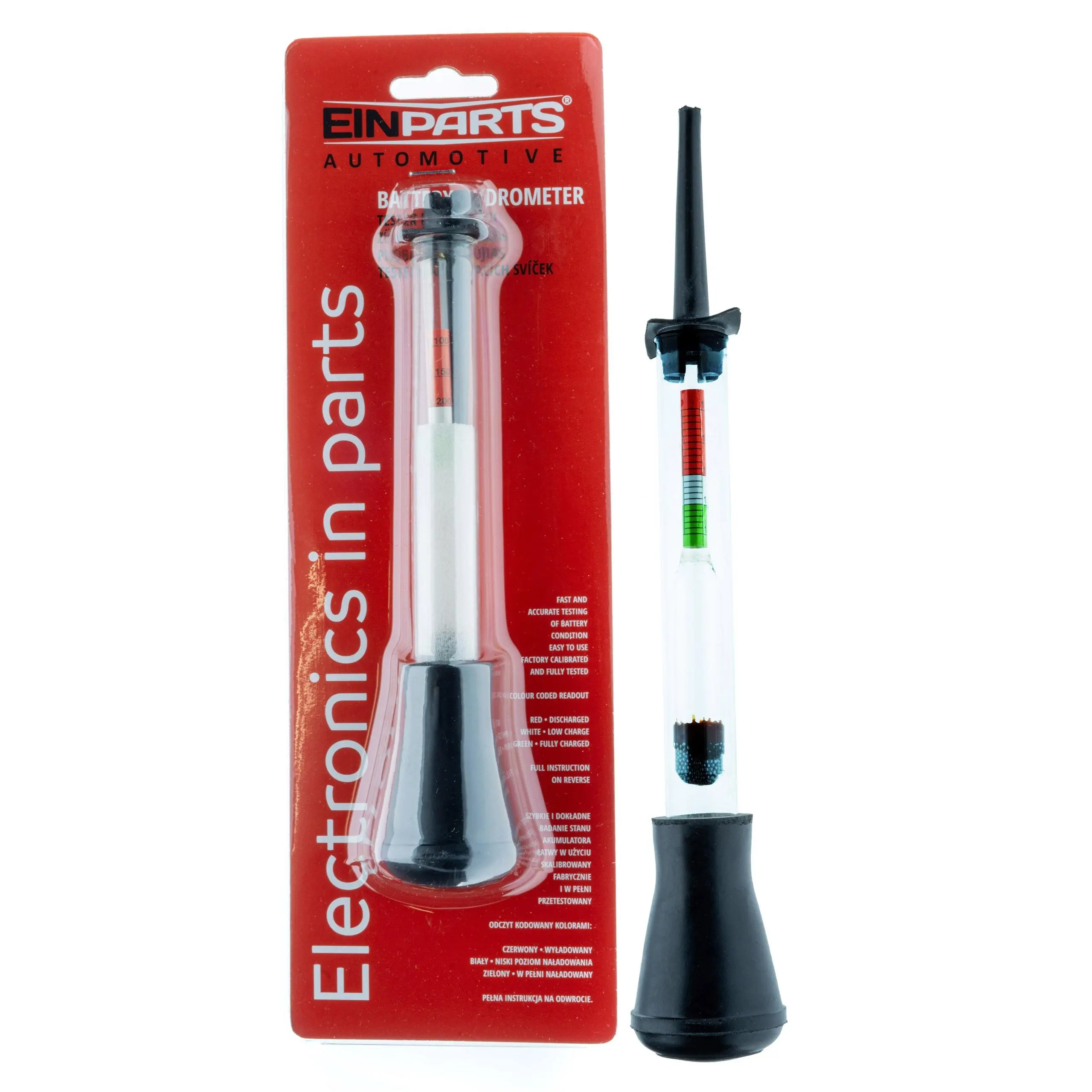 EINPARTS Tester hustoty elektrolytu areometr EPACC053