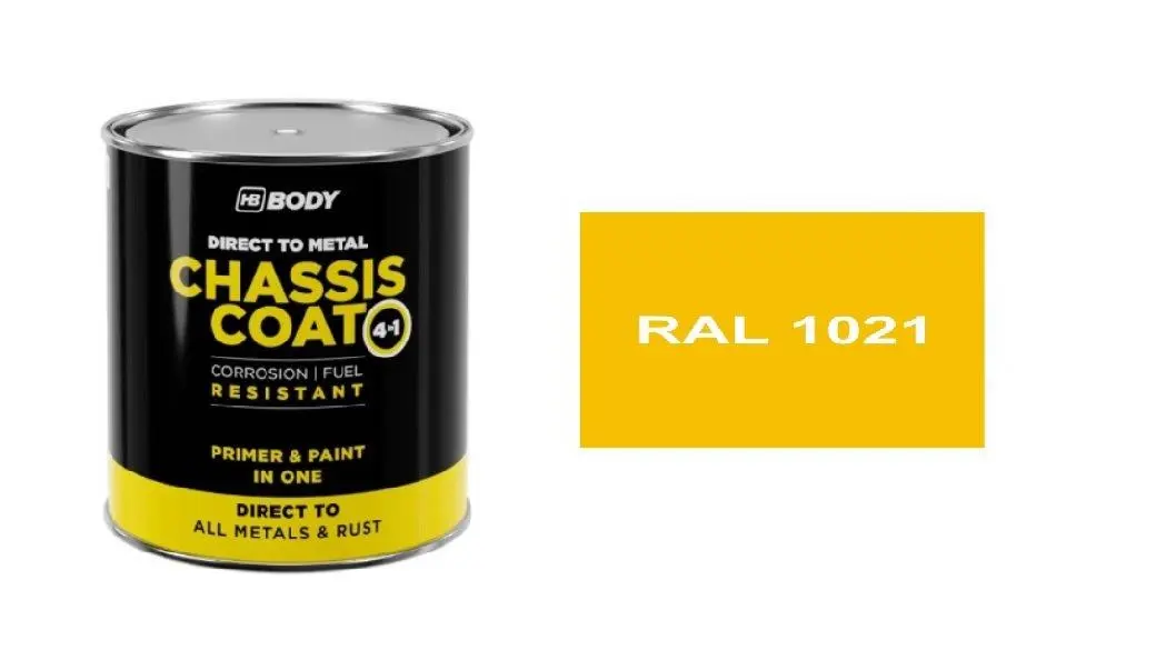 HB BODY 410 chassis coat RAL 1021 750ml