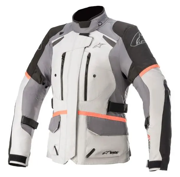 Bunda STELLA ANDES DRYSTAR, TECH-AIR 5 kompatibilný, dámska (svetle šedá/tmavě šedá/černá/růžová fluo, veľ. S)