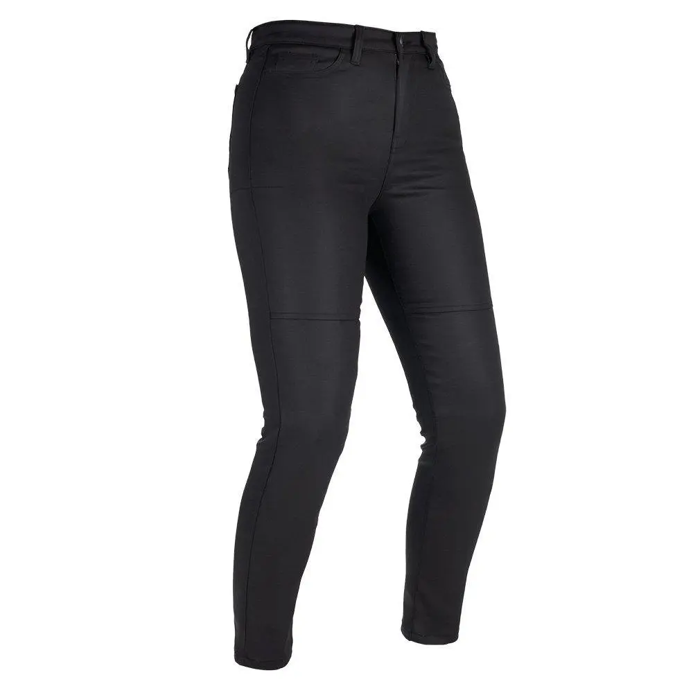 OXFORD Original Approved Waxed Jeggings AA černé dámské džíny na motorku