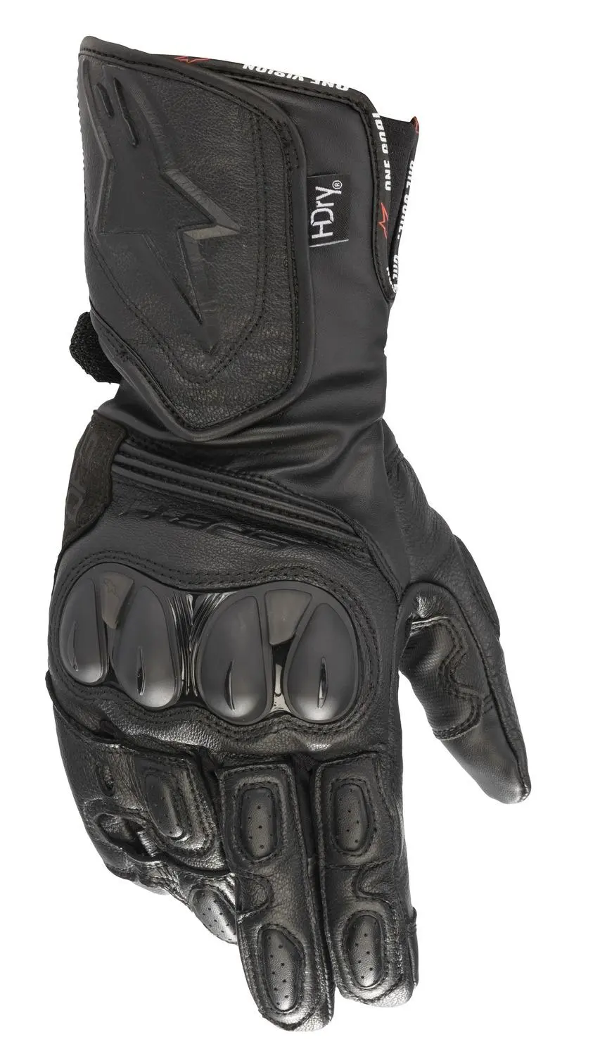Alpinestars SP-8 HDry černo-černé pánské rukavice na motorku