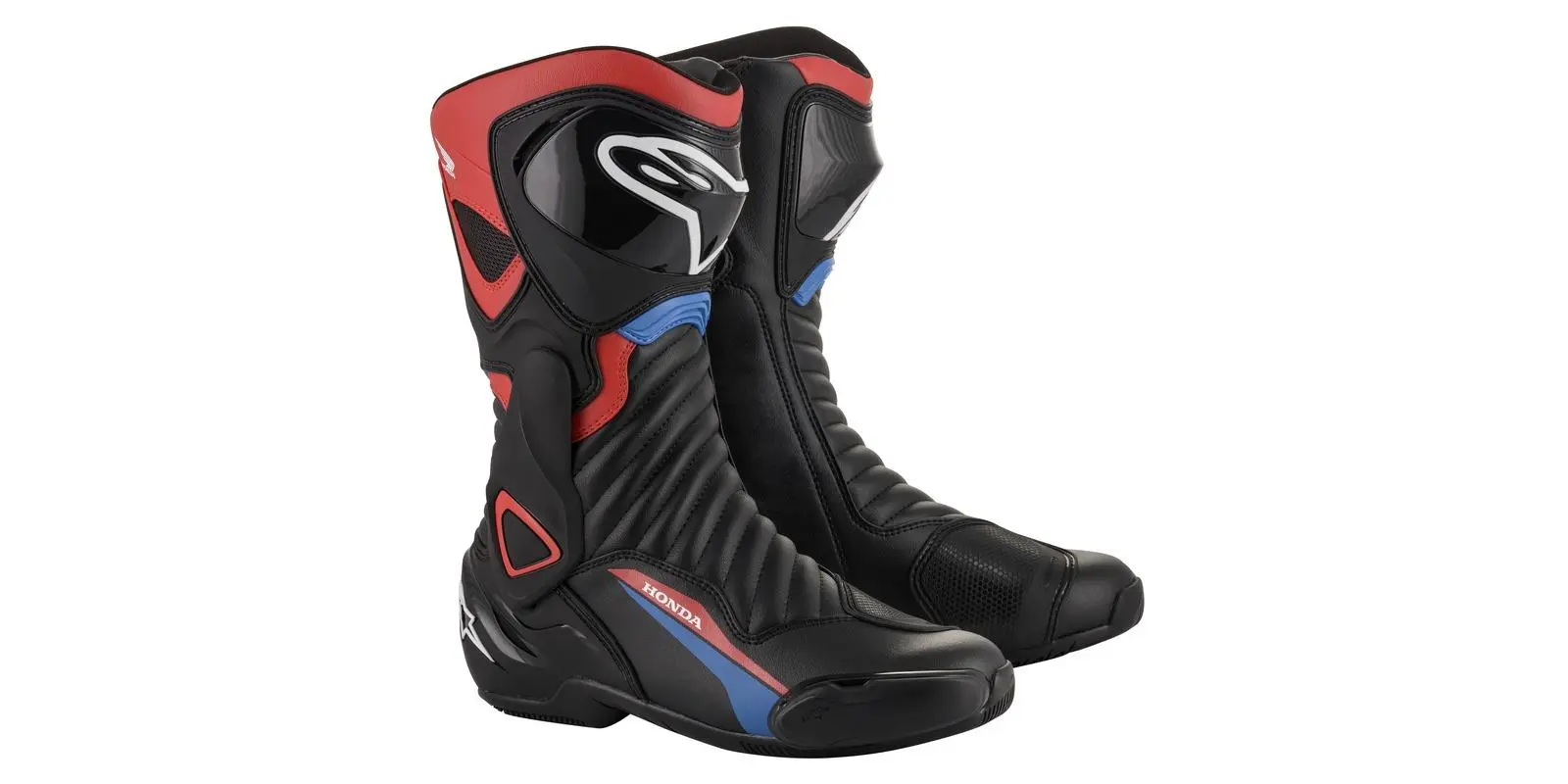 Alpinestars S-MX 6 Honda černo-červeno-modro-bílé pánské motoboty