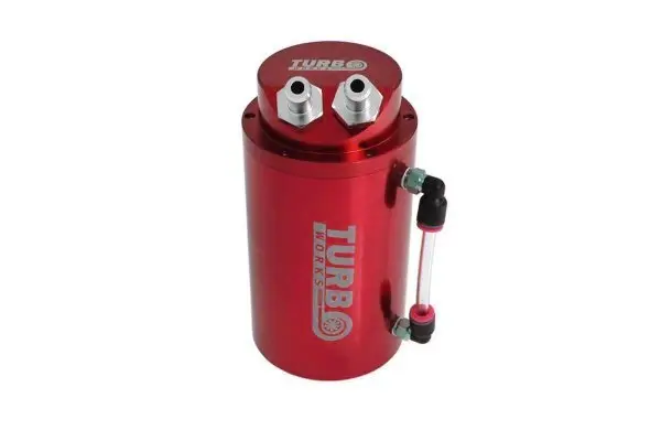 Oil catch tank 0.7L 20 mm Red