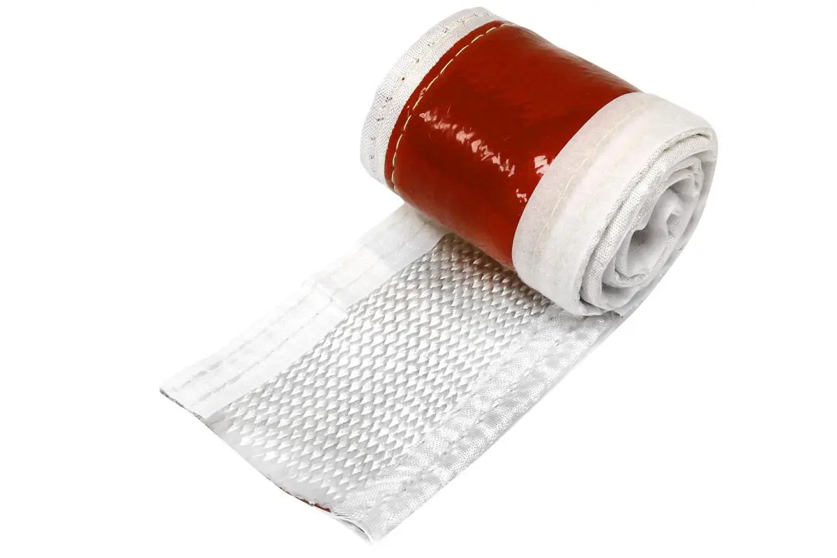 TurboWorks Tepelná ochrana hadic 10mm x 1m červená