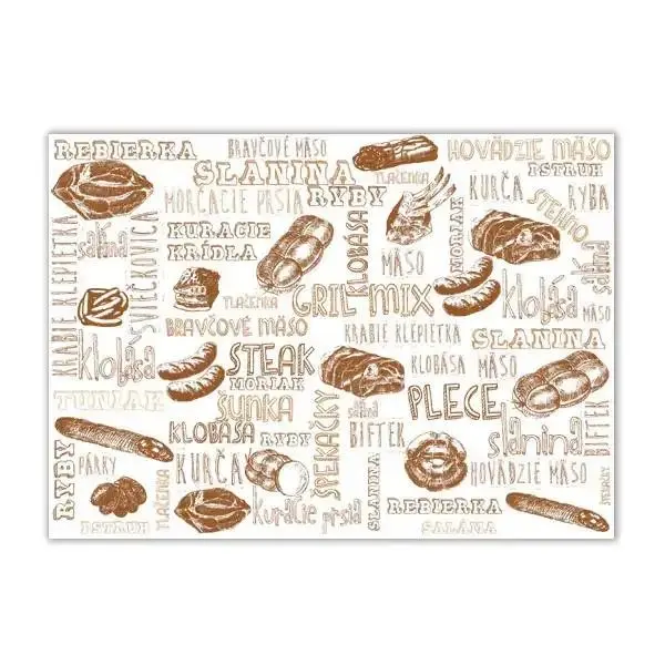 Nepremastitelný baliací papier KL40, KIT7, 15 kg/bal., Mäso KRPA PA7100340271