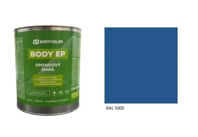 Epoxidová barva 5:1 lesklá RAL 5005 signální modrá, 0,75 l BODY COLOR PRM1784
