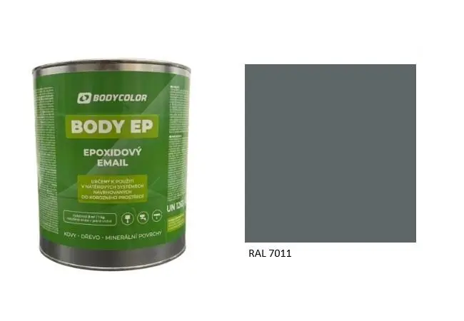 Epoxidová barva 5:1 lesklá RAL 7011 železná šedá, 4,5 l BODY COLOR PRM2225