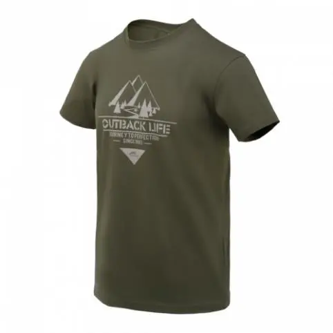Triko Outback Life, taiga green, Helikon-Tex
