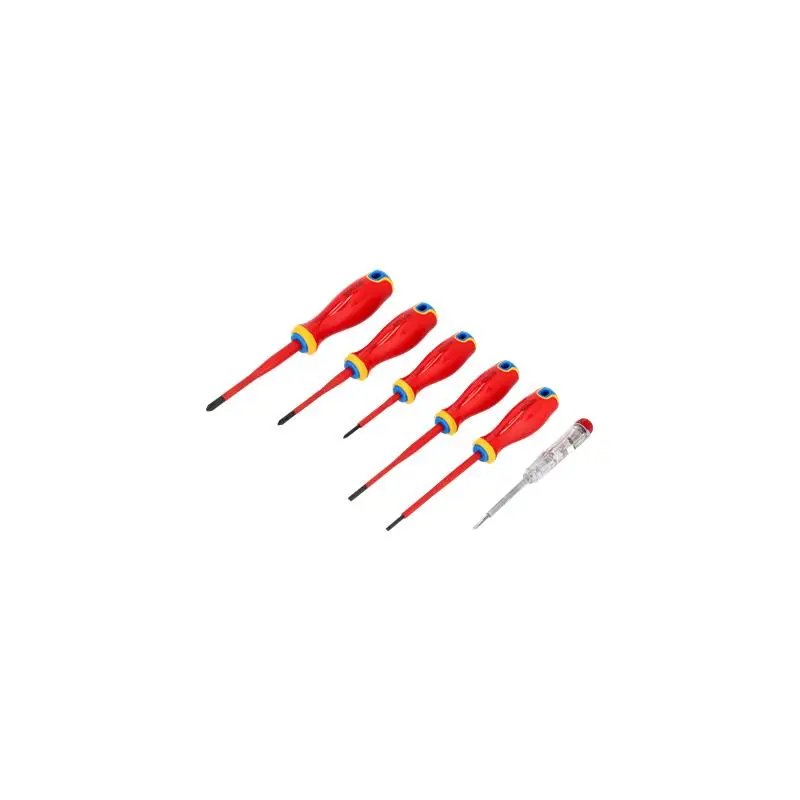 Elektrikářské šroubováky set 6 kusů. ocel S2, 1000V - S-12280