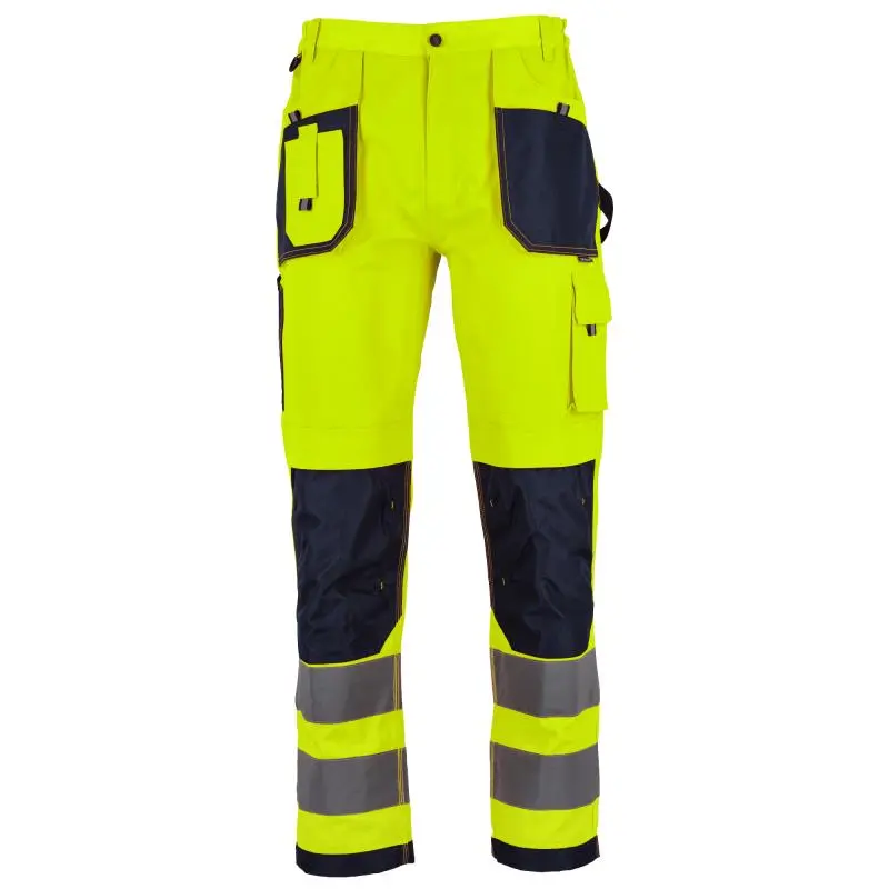 Kalhoty pánské - BASIC NEON LINE žluté - 4XL