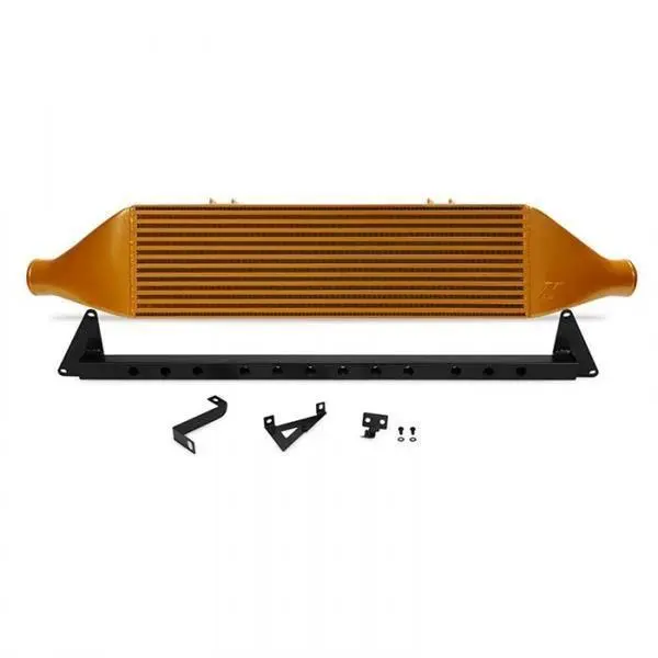 Intercooler Subaru STI 2008-2014 Přední montáž zlatá + nosník