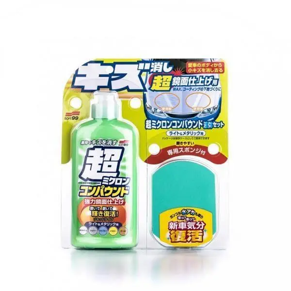 Soft99 Micro Liquid Compound Light&Metallic 250 ml lehce abrazivní leštěnka