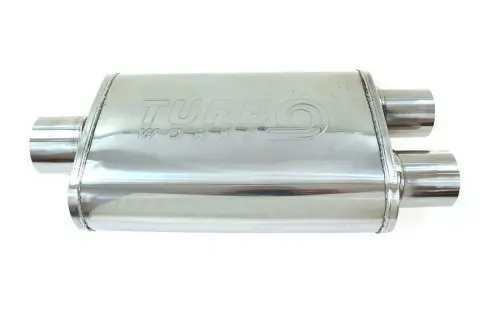 Středový tlumič výfuku 76-63,5mm LT 409SS