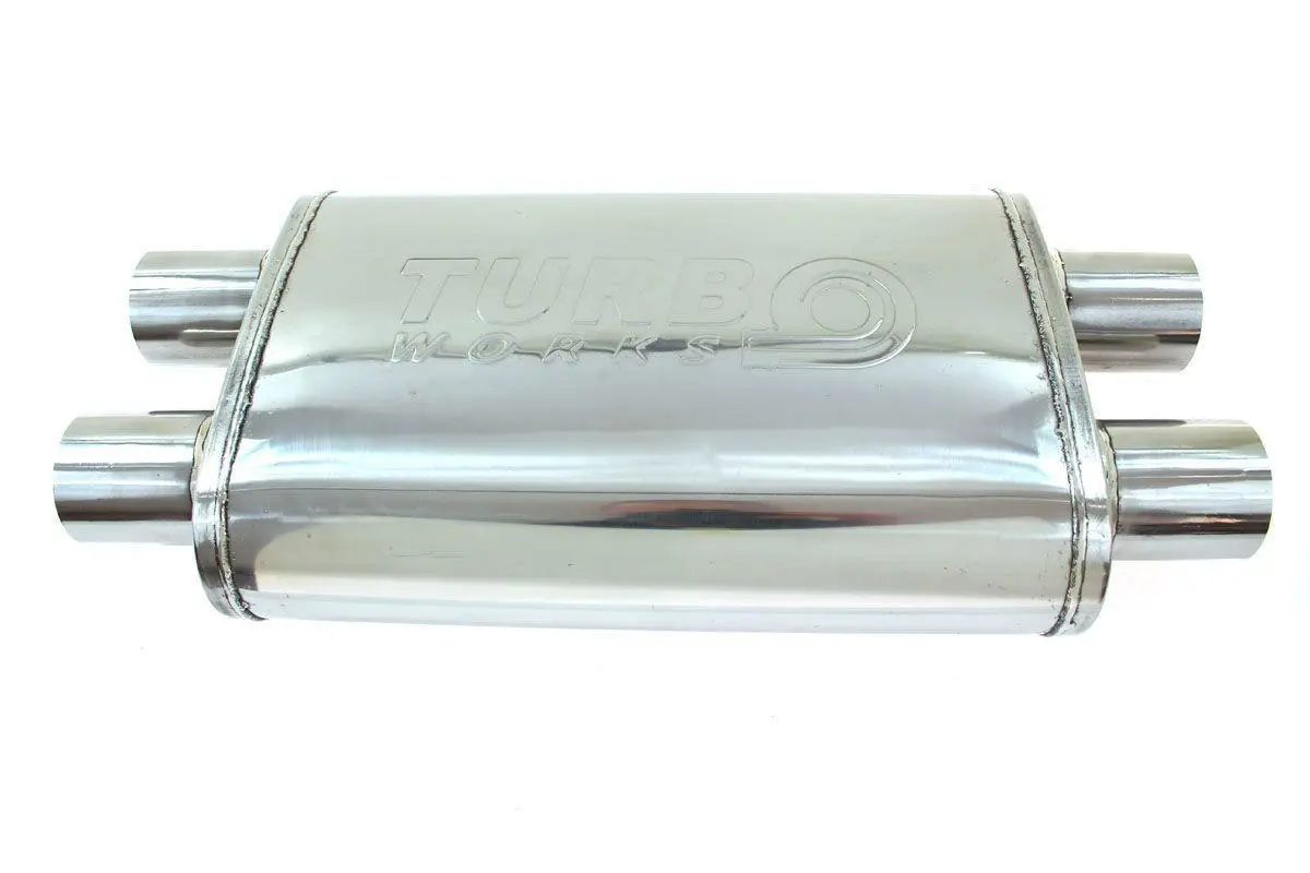 Středový tlumič výfuku 70 mm LT 304SS - TWTL141