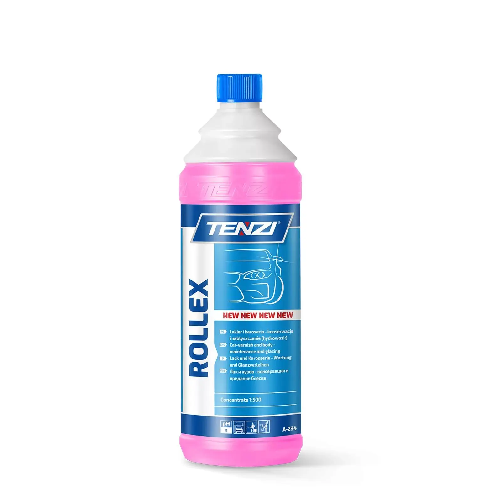 TENZI ROLLEX - Zesilovač lesku pro mytí aut, ochrana laku na bázi polymerů 1L WAA234A001BF000