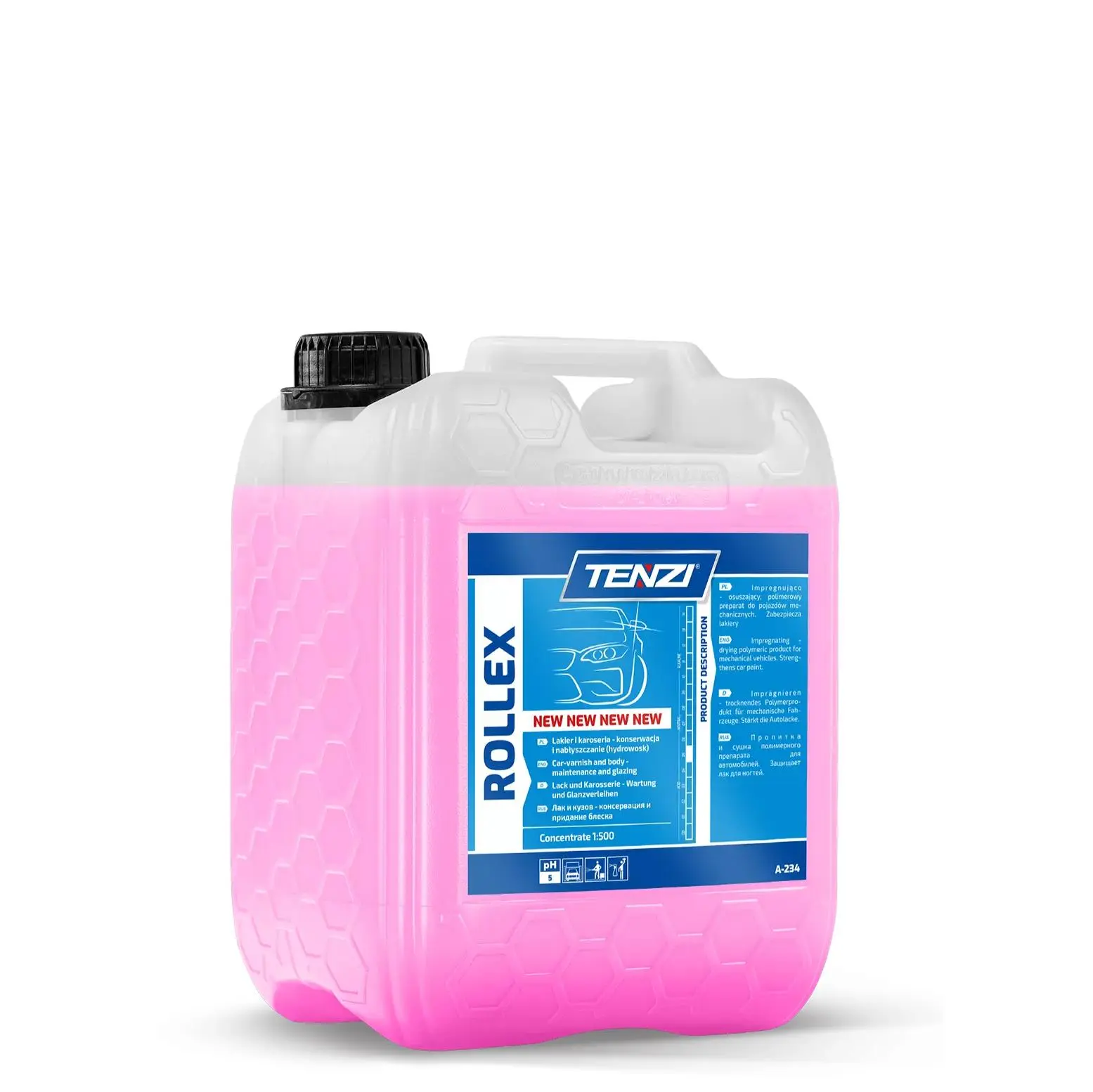 TENZI ROLLEX - Zesilovač lesku pro mytí aut, ochrana laku na bázi polymerů 5L WAA234A005AS000