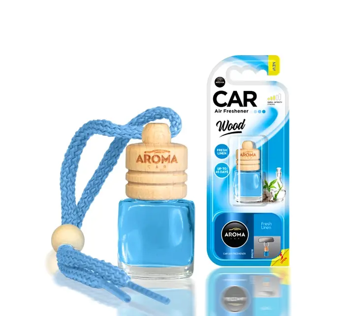 Osvěžovač vzduchu AROMA CAR WOOD FRESH LINEN