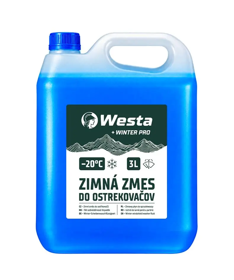 Zimní směs do ostřikovačů +WINTER PRO -20 °C 3L kanystr Westa ZK20KAN-3
