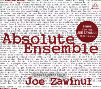 CD Absolute Ensemble: Absolute Zawinul