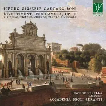 2CD Accademia Degli Erranti/f: Divertimenti Per Camera Op.2 Nr.1-12 Für Violino, Violine, Cembalo, Flöte & Mandola