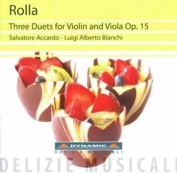 CD Alessandro Rolla: Duette Op.15 Nr.1-3 Für Violine & Viola