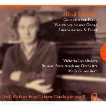 CD Alfred Schnittke: Concerto For Piano - Variations On One Chord - Improvisation & Fugue