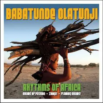3CD Babatunde Olatunji: Rhythms Of Africa: Drums Of Passion * Zungo! * Flaming Drums!