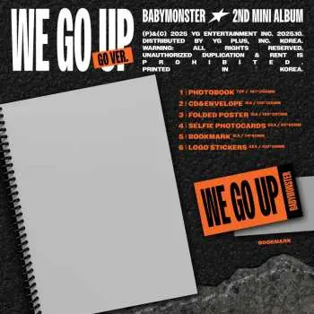CD BABYMONSTER: We Go Up / Photobook Go Version (2nd Mini Album)