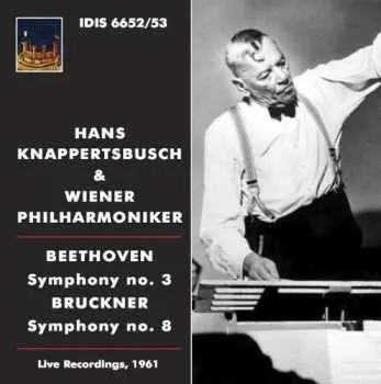 2CD Ludwig van Beethoven: Symphony No. 3 / Symphony No. 8 (Live Recordings, 1961)