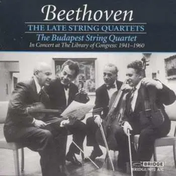 3CD/Box Set Ludwig van Beethoven: The Late String Quartets (In Concert At The Library Of Congress: 1941-1960)