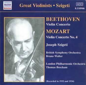 CD Ludwig van Beethoven: Violin Concerto / Violin Concerto No. 4
