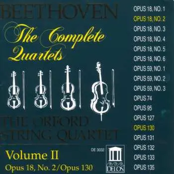 CD Ludwig van Beethoven: The Complete Quartets, Vol. II