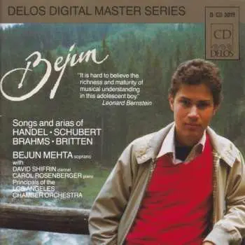 CD Bejun Mehta: Songs and arias of Handel Schubert Brahms Britten