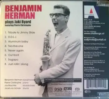 SACD Benjamin Herman: Benjamin Herman Plays Jaki Byard