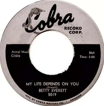 SP Betty Everett: My Life Depends On You B/w My Love