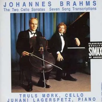 CD Brahms / Lagerspetz / Mork: Cello Sonatas Nos 1 & 2 / 7 Song Transcriptions