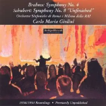 CD Johannes Brahms: Symphony 4 / Symphony 8 "Unfinished"