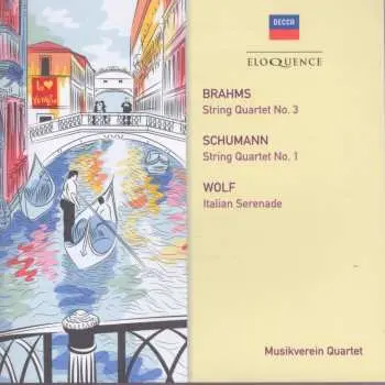 CD Johannes Brahms: Quartet No. 3 / Quartet No. 1 / Italian Serenade