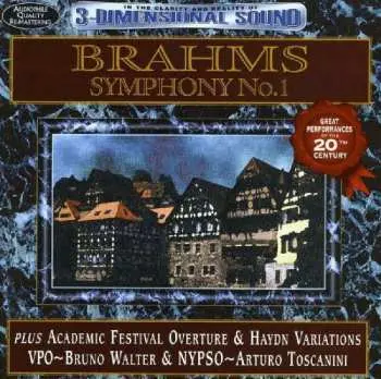 CD Johannes Brahms: Symphony No. 1, Academic Festival Overture , Haydn Variations