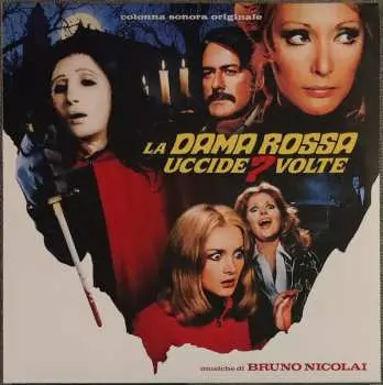 2LP Bruno Nicolai: La Dama Rossa Uccide 7 Volte (Colonna Sonora Originale) LTD
