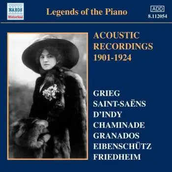 CD Various: Legends Of The Piano: Acoustic Recordings 1901-1924
